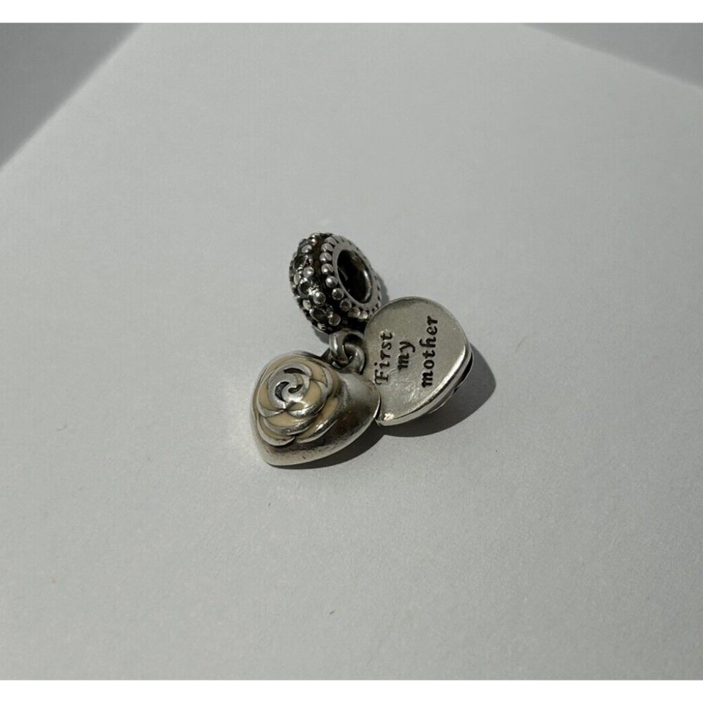 Authentic Pandora Pendant Sterling Charm Limited Edition Mother's Rose 791528